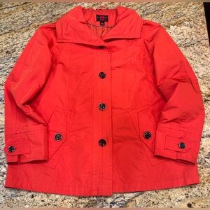 Gallery Women’s Coat Lined Jacket Zipper Red Size Large Retail $128